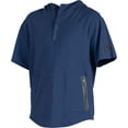 thumbnail image 1 of Rawlings Adult Gold Collection Short Sleeve Hoodie | Navy | 2XL, 1 of 2
