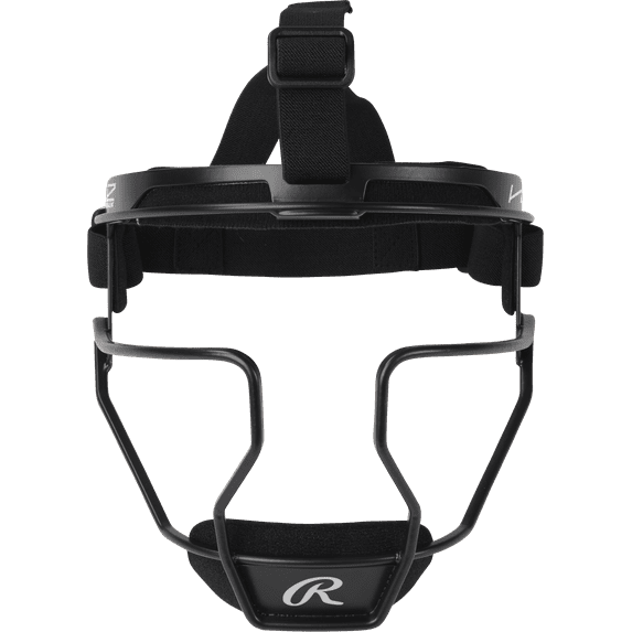 Rawlings Adult Hi-Viz Softball Fielders Mask - Matte | Black | Youth
