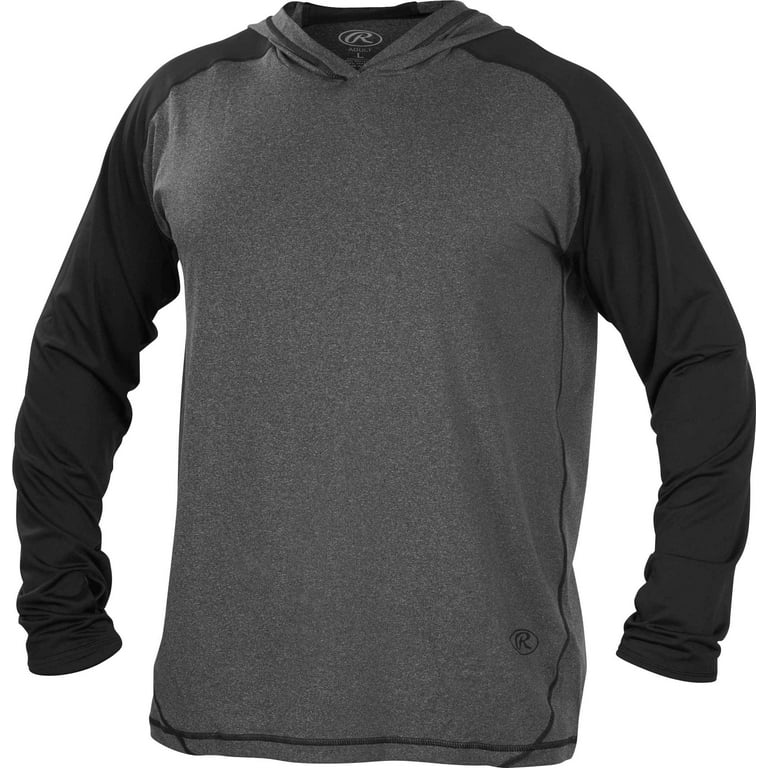 Rawlings Adult Hurler Lightweight Hoodie Graphite Black 2XL Walmart