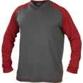 thumbnail image 1 of Rawlings Adult Hurler Lightweight Hoodie | Graphite/Scarlet | XLRG, 1 of 4