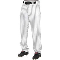 Rawlings Adult Semi-Relaxed Pinstripe Pant | White/Black | SML