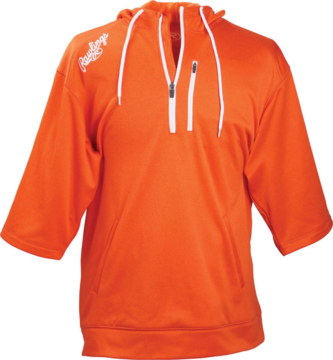 Rawlings Adult Short Sleeve Hoodie BURNT ORANGE SM - Walmart.com