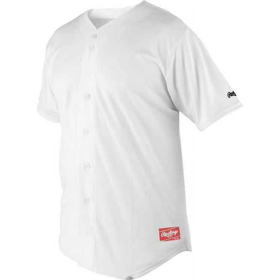 Rawlings Adult Short Sleeve Jersey | White | SML