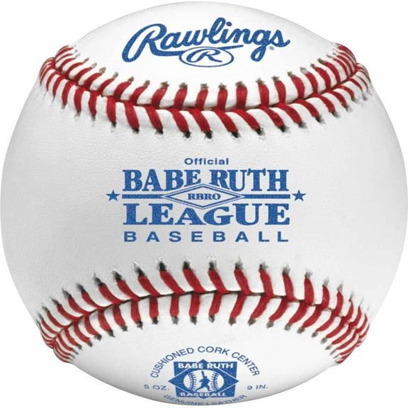 Rawlings Babe Ruth Tournament Grade Cushioned Cork Center Baseballs