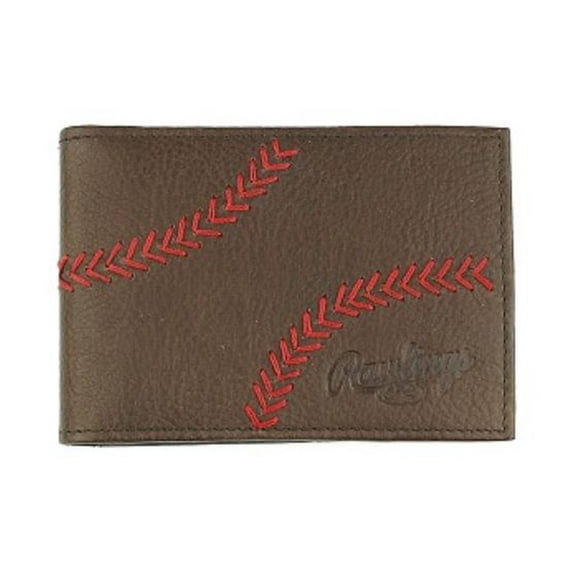 Rawlings Baseball Bi-Fold Wallet Front Pocket Home Run Money Clip RLG803-200