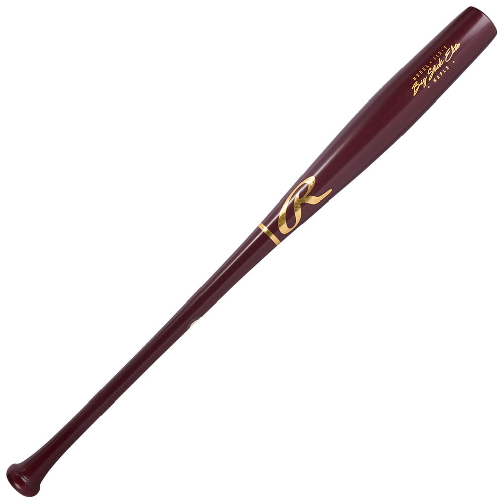 Rawlings Big Stick Elite Torpedo I13T Maple Wood Baseball Bat Maroon/Gold