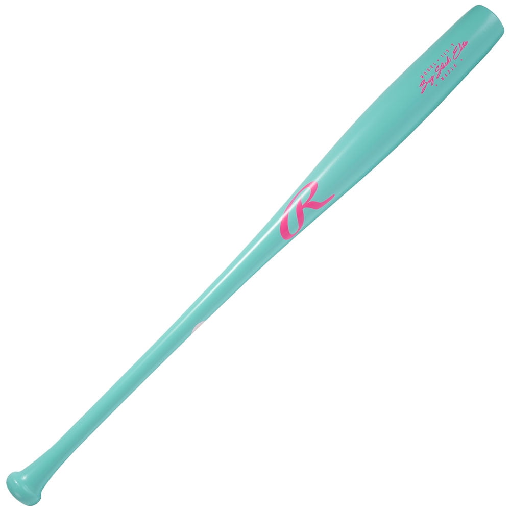 Rawlings Big Stick Elite Torpedo I13T Maple Wood Baseball Bat Mint/Pink