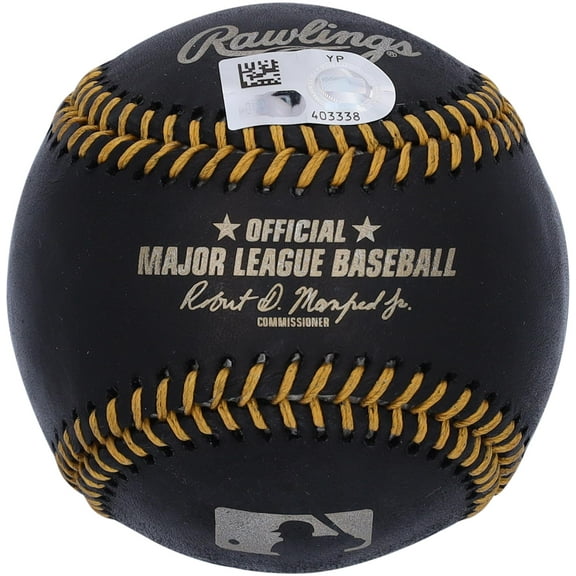 Rawlings Black Leather Baseball