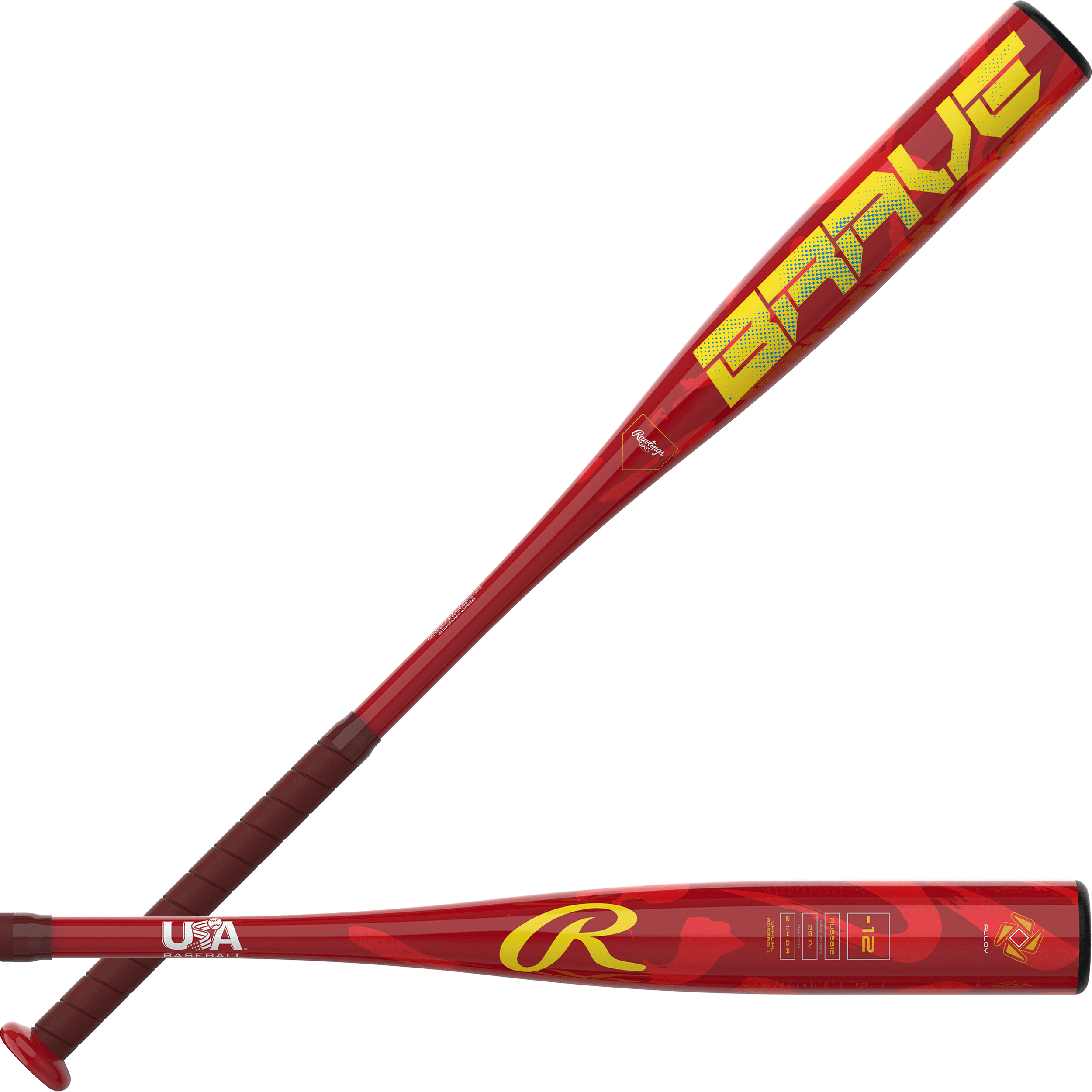 Rawlings Baseball Bat Red – blueandcream