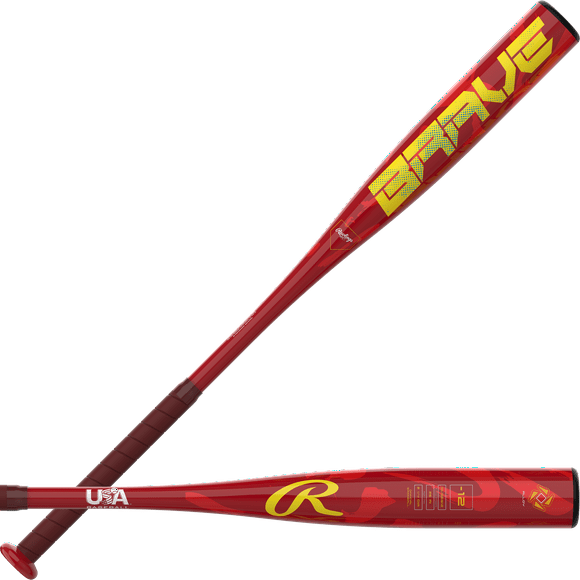 Rawlings Brave USA Youth Baseball Bat | 26 inch | -12