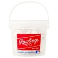Rawlings Bucket of 8U Official League OLB3 Youth Baseballs, Pack of 8