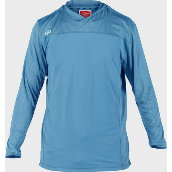 Rawlings Mens Lightweight Training Hoodie Blue 2XL
