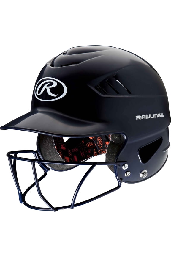 Coolflo Batting Helmet with Facemask | Navy | Adult