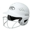 Rawlings Coolflo Fastpitch Softball Helmet with Face Guard, Matte