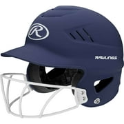 Rawlings Coolflo Highlighter Batting Helmet | Matte Navy | Adult