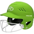 thumbnail image 1 of Rawlings Coolflo Highlighter Batting Helmet | Neon Green | Adult, 1 of 3