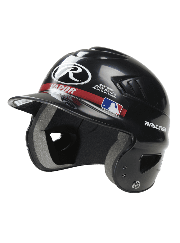 Rawlings Coolflo / Vapor Youth T, Ball Batting Helmet, Black