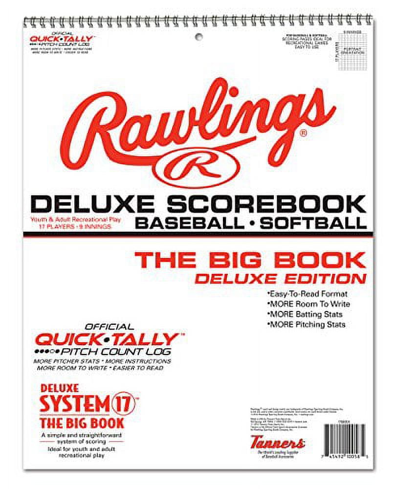 Rawlings Deluxe System17 Baseball Scorebook