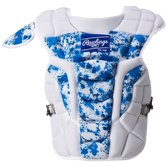 Rawlings Exclusive Adult Velo 2.0 Splatter Catcher's Set White/Royal