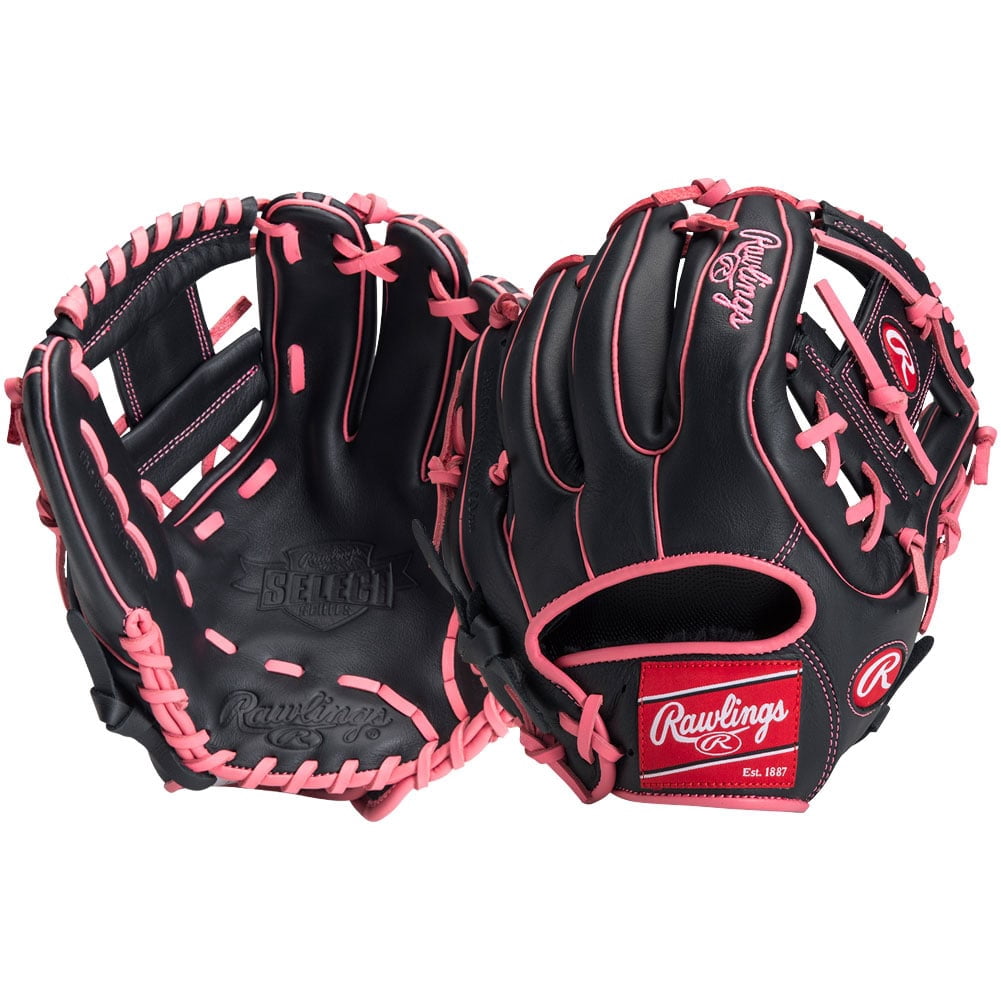 Rawlings Exclusive Select Series 11.5" Baseball Glove (SS314-2BP) Black/Pink 11.5