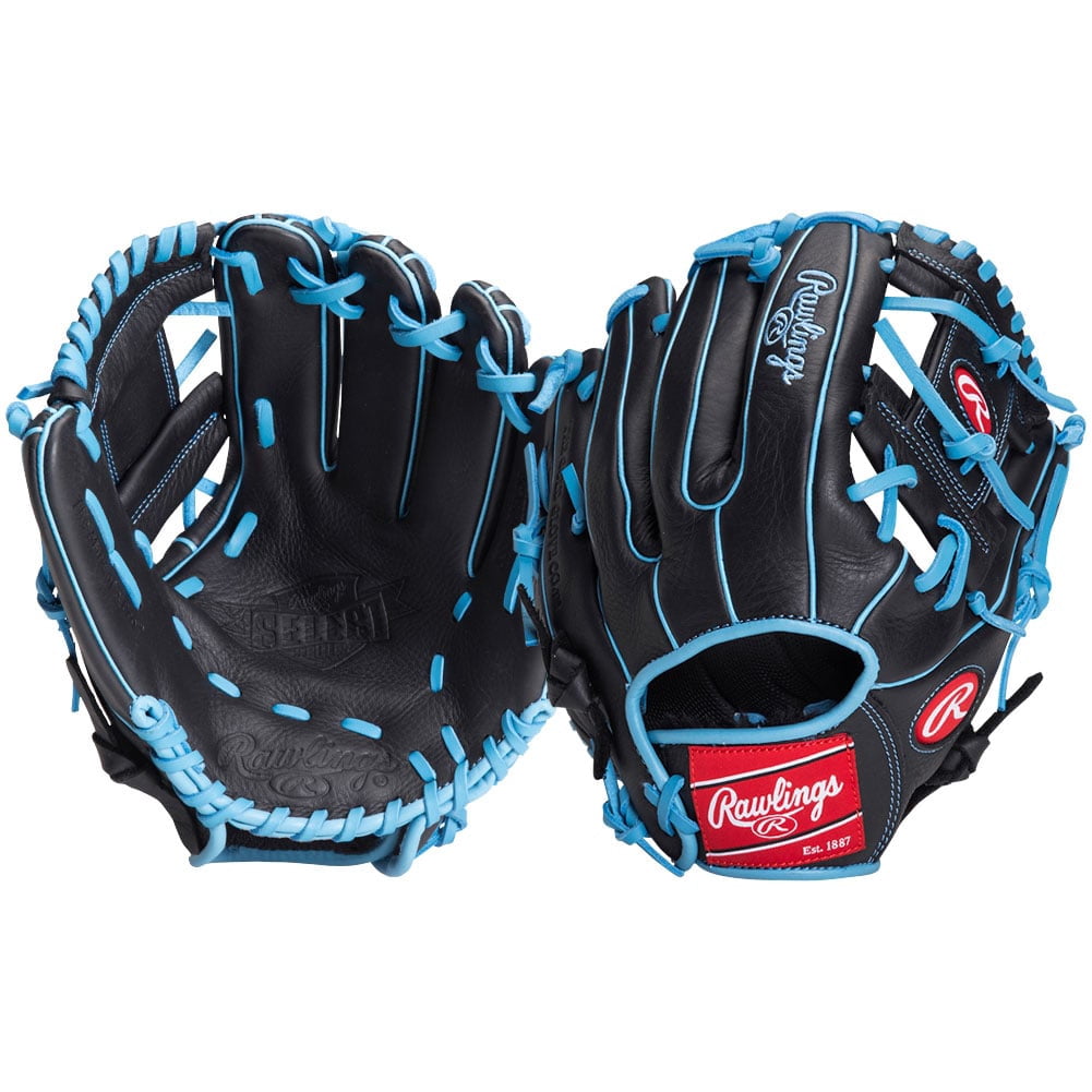 Rawlings Exclusive Youth Select Series 11.5" Baseball Glove (SS115BCB) Black/Blue 11.5