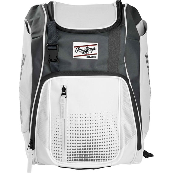 Rawlings Franchise Baseball Backpack | White | N/A