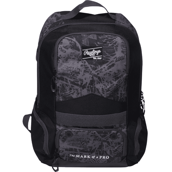 Rawlings Gamer Baseball/Softball Backpack - Black
