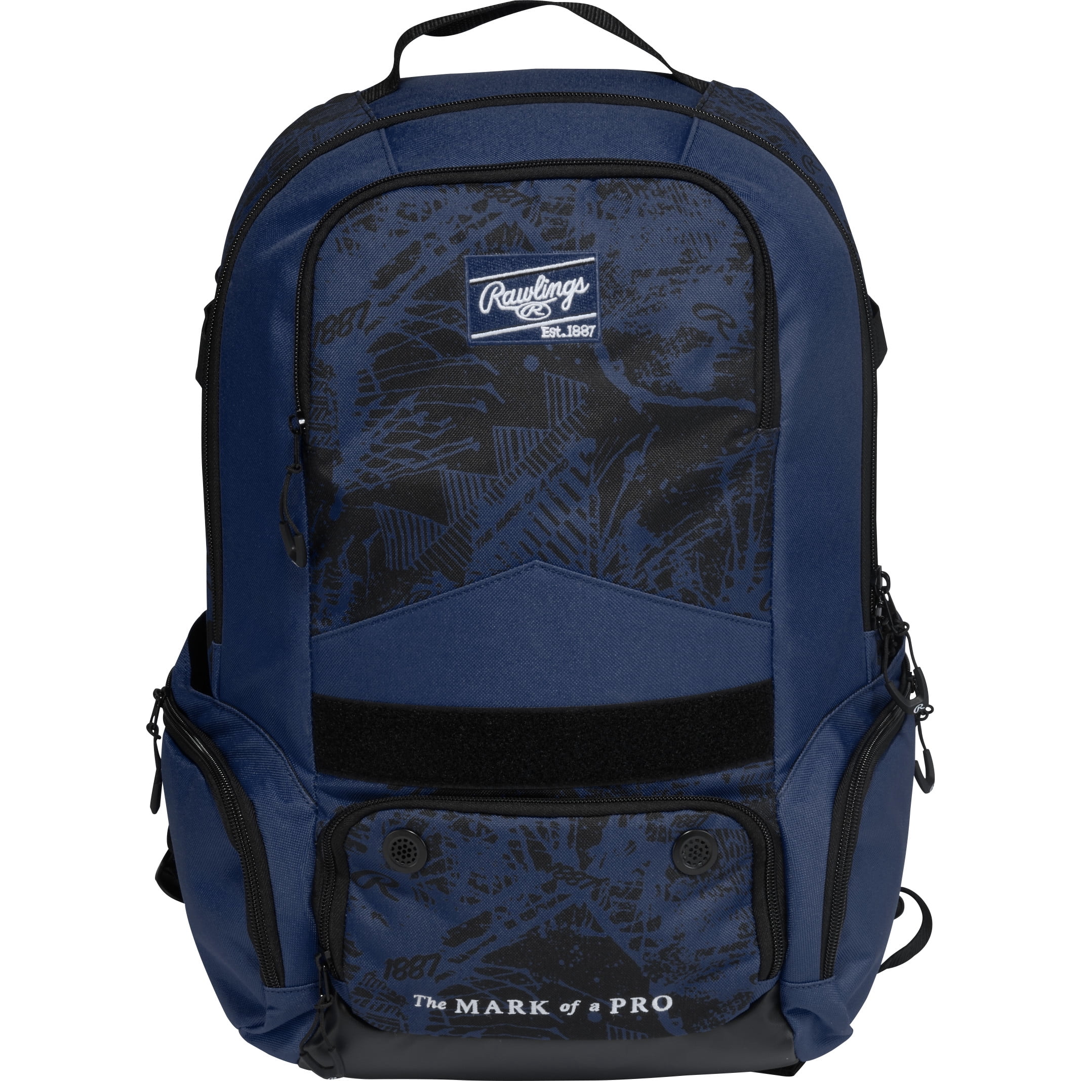 Rawlings Gamer Series Baseball Backpack | Bat & Gear Bag | Navy