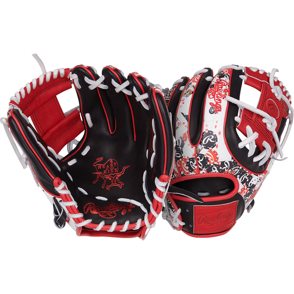 Rawlings HOH ColorSync 9.0 11.5" Baseball Glove (PROR314-2BSS) Black/Scarlet 11.5