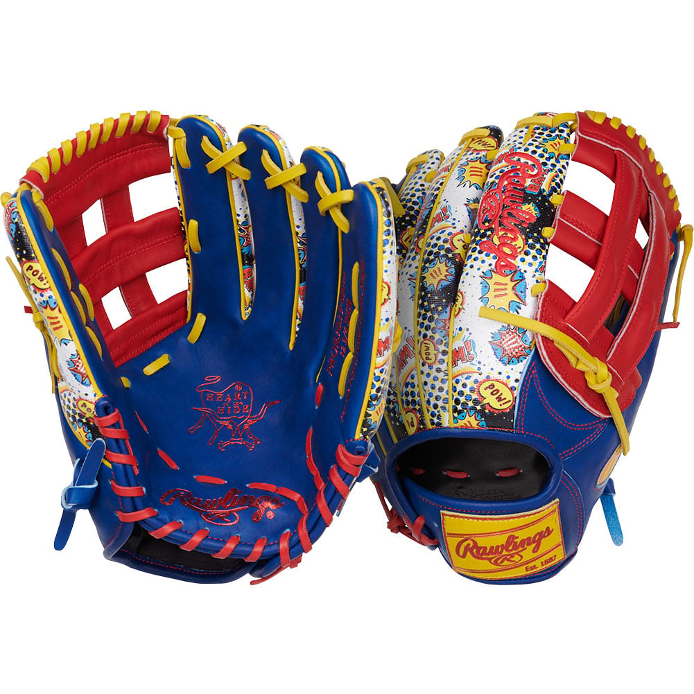 Rawlings HOH ColorSync 9.0 12.75" Baseball Glove (PROR3039-6RSS) Royal/Scarlet 12.75