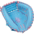 thumbnail image 1 of Rawlings Heart of the Hide Catcher’s Mitt | CM33 Pattern | 33-Inch | RHT | Columbia Blue/Pink, 1 of 2