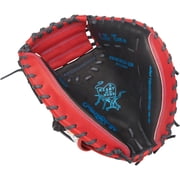 Rawlings Heart of the Hide Catcher s Mitt | CM335 Pattern | 33.5-Inch | RHT | Black/Splatter