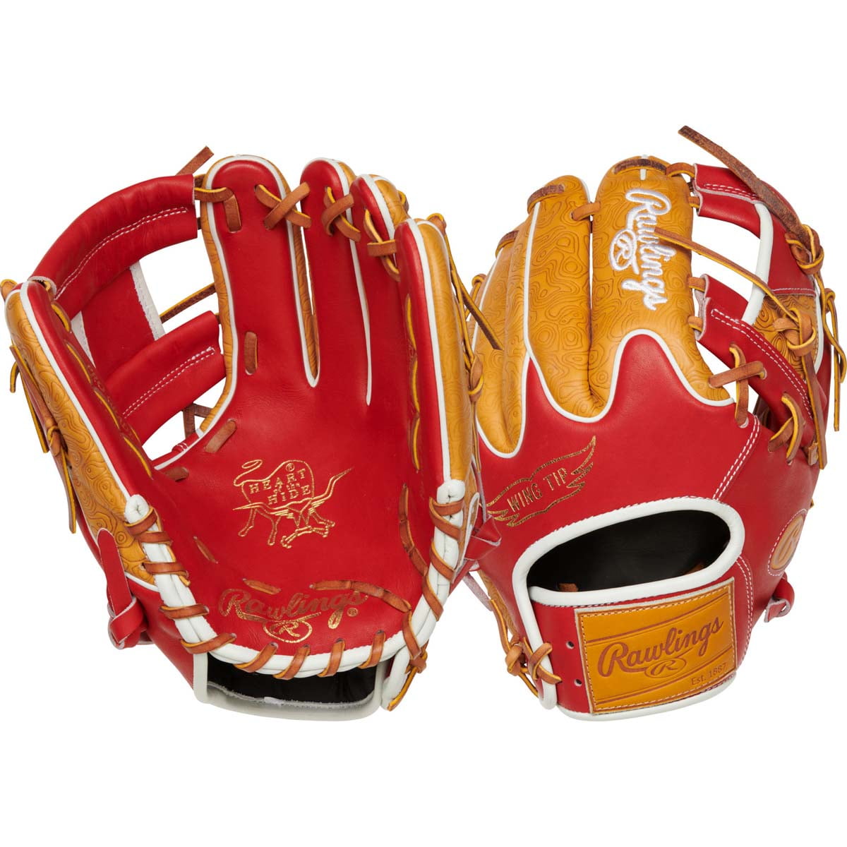 Rawlings 2022 Heart of the Hide ColorSync Series PRO204-2BSC 11.5 Baseball  Fielder's Glove