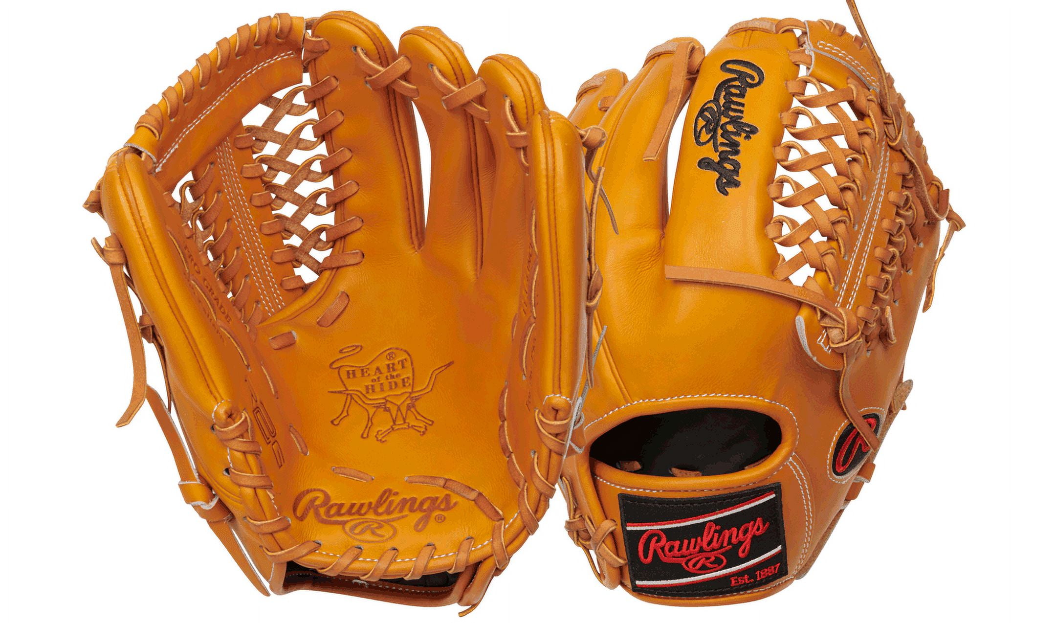 Rawlings Heart of the Hide R2G Baseball Gloves and Mitts, 11.75 In. Tan, Right Hand Throw
