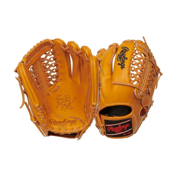 Rawlings Heart of the Hide R2G Baseball Gloves and Mitts, 11.75 In. Tan, Right Hand Throw