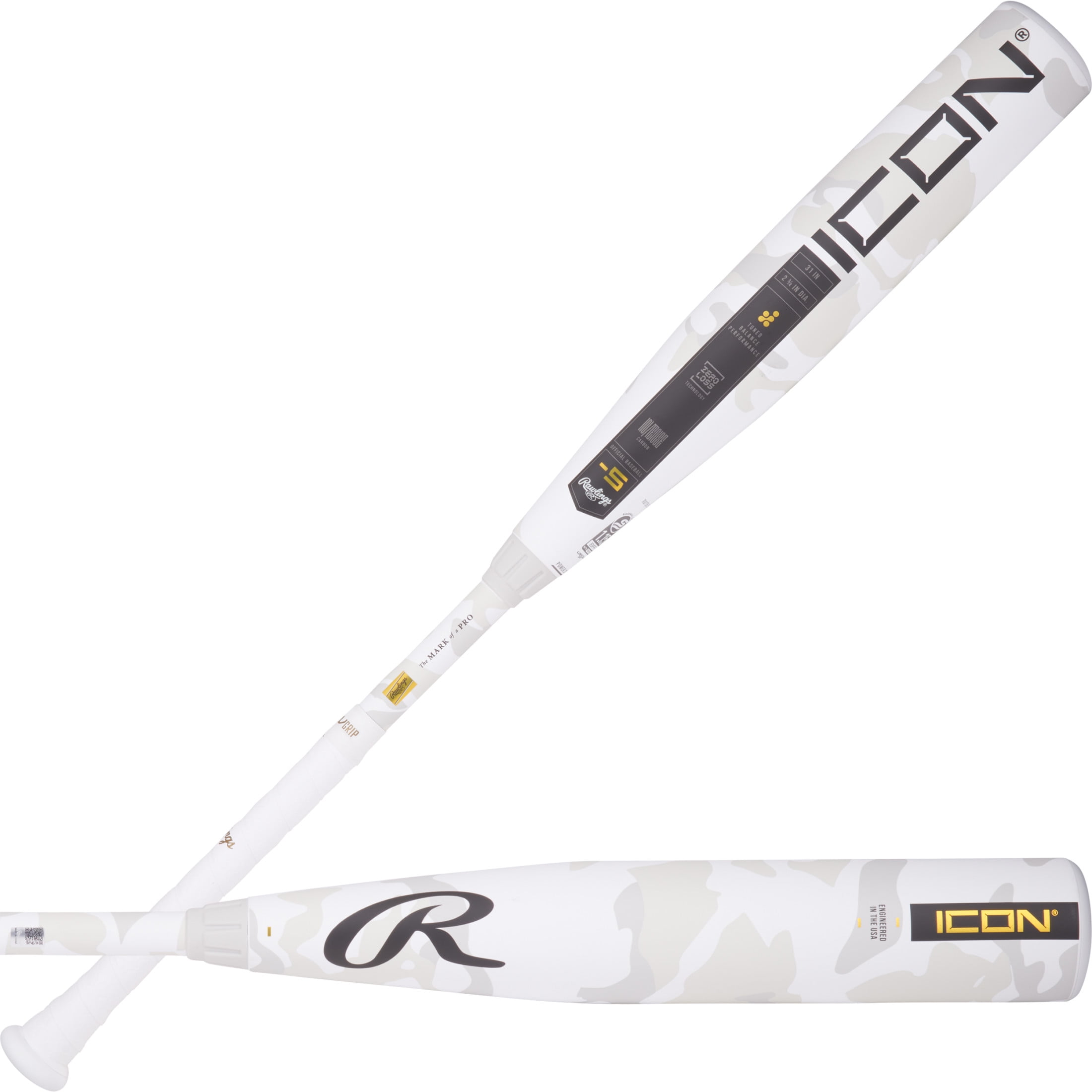 2025 Rawlings Icon USSSA Youth Baseball Bat | 32-inch | -5 - Walmart.com, image size:2200x2200
