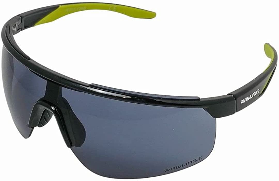 Lunettes De Soleil Rawlings 303 Baseball - Bleu Marine/jaune - Neuves