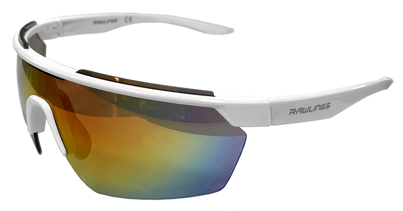 Rawlings LTS Youth Sport Sunglasses White Frame With MultiColor