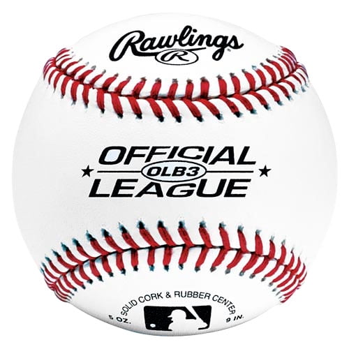 Rawlings Official 9" OLB3 Recreational Baseball