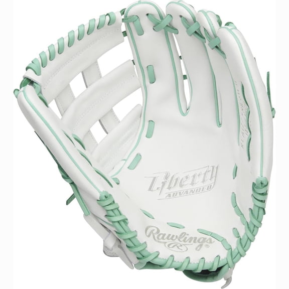 Rawlings Sporting Goods Rawlings Liberty Advanced Colorsync 12.75" Fastpitch Glove (Rla1275sb-6) Pro H White/Light Green 12.75 Left Hand