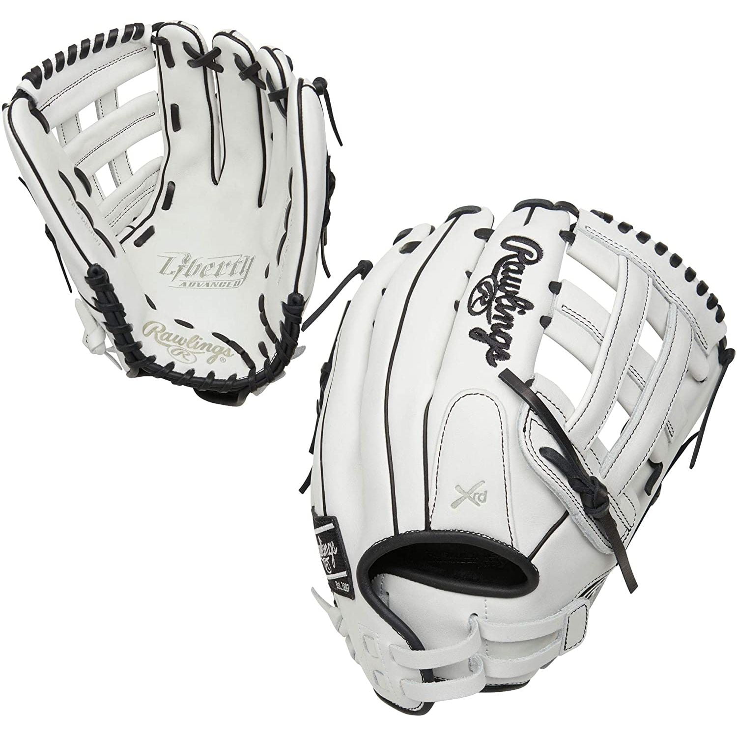 Rawlings Liberty Advanced Fastpitch Softball Glove, 13 inch, White