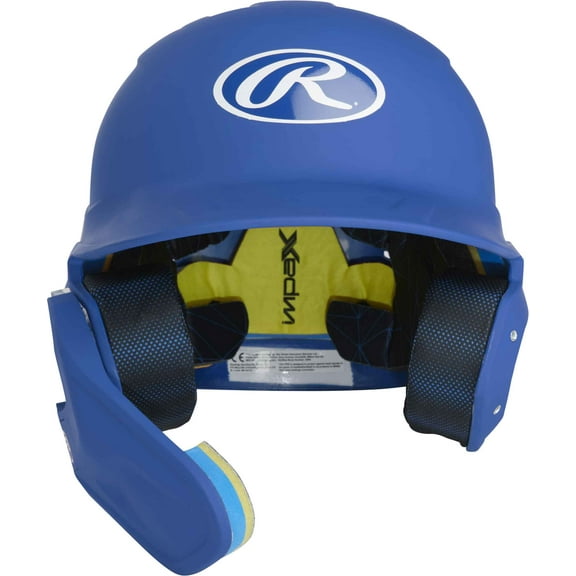 Rawlings MACH One-Tone Matte Helmet w/Adjustable Face Guard - Junior | Matte Royal | JR