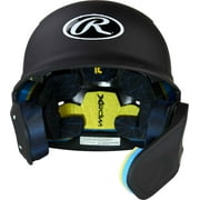 Rawlings MACH One-Tone Matte Helmet w/Adjustable Face Guard - Senior | Matte Black | SENIOR
