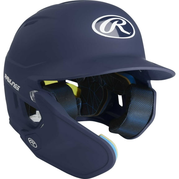 Rawlings MACH One-Tone Matte Helmet w/Adjustable Face Guard - Senior | Matte Navy | SENIOR