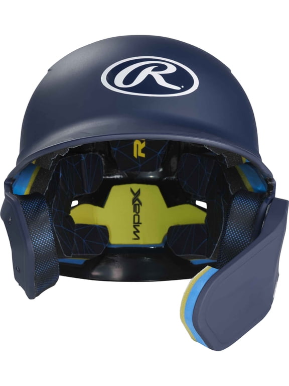 MACH One-Tone Matte Helmet w/Adjustable Face Guard - Senior | Matte Navy | SENIOR