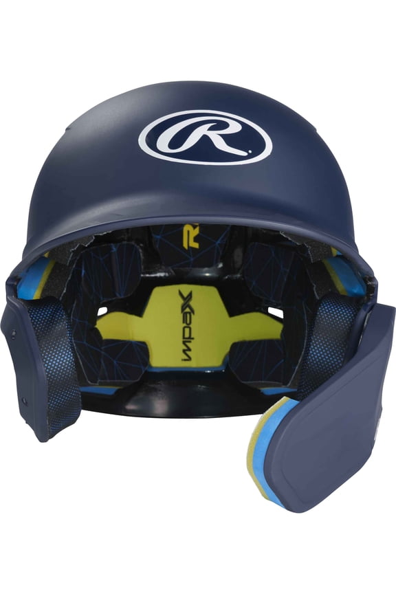 MACH One-Tone Matte Helmet w/Adjustable Face Guard - Senior | Matte Navy | SENIOR