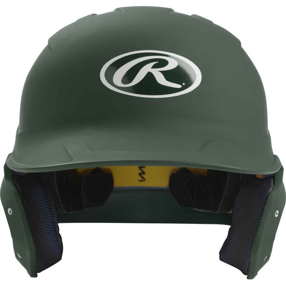 Rawlings Mach 1-Tone Helmet - Junior - Matte | Matte Dark Green | Junior