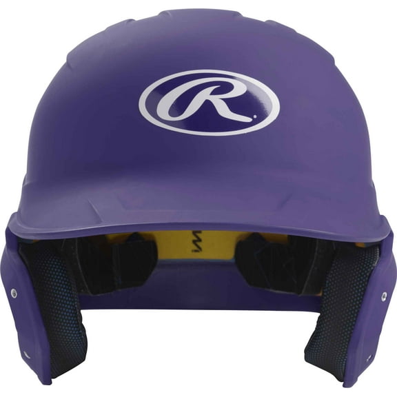 Rawlings Mach 1-Tone Helmet - Senior - Matte | Matte Purple | SENIOR