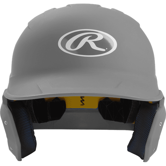 Rawlings Mach Baseball Batting Helmet, Junior, Matte Silver