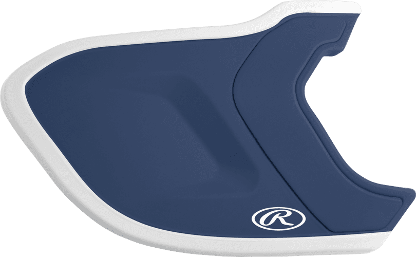 Rawlings Mach EXT Batting Helmet Extension Flap Piece, Navy, Left Hand